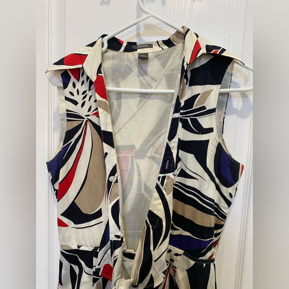 Kenneth Cole Reaction Vibrant Floral Midi Dress - Picture 3 of 14